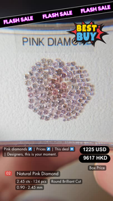 Natural Pink Diamond Deal (2.45 cts)